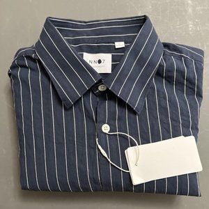 NWT NN07 Freddy Long Sleeve Regular Fit Striped Shirt - Large
